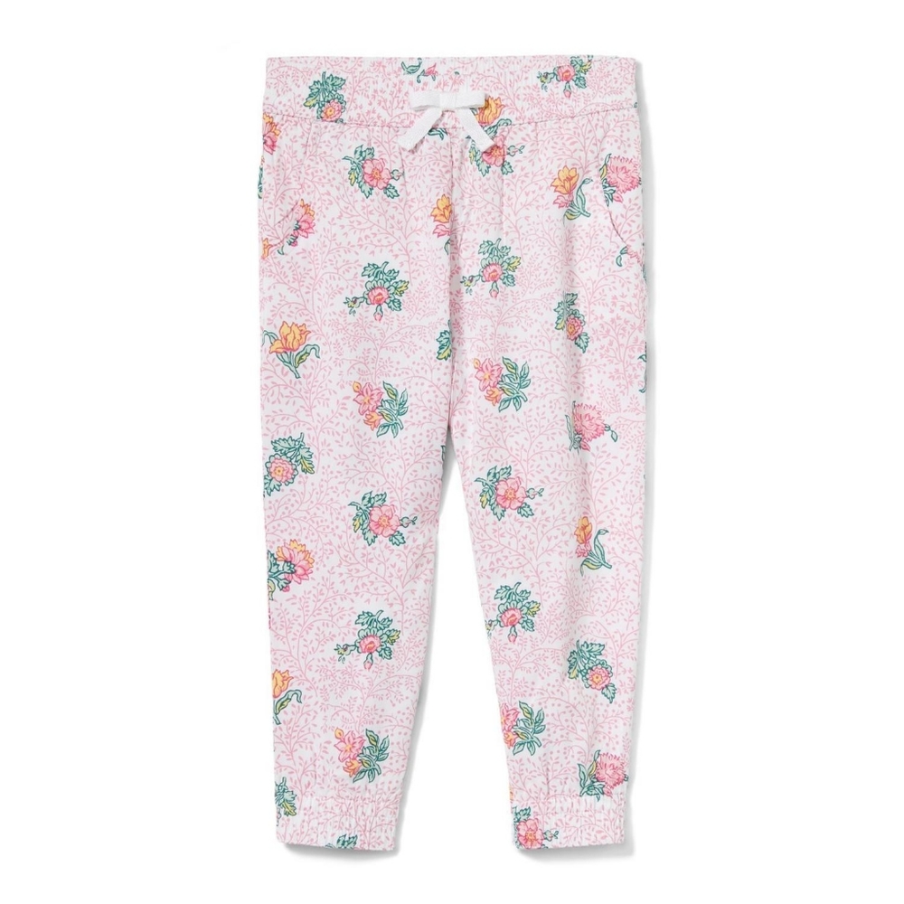 FLORAL RUFFLE TOP AND DRAPE PANT